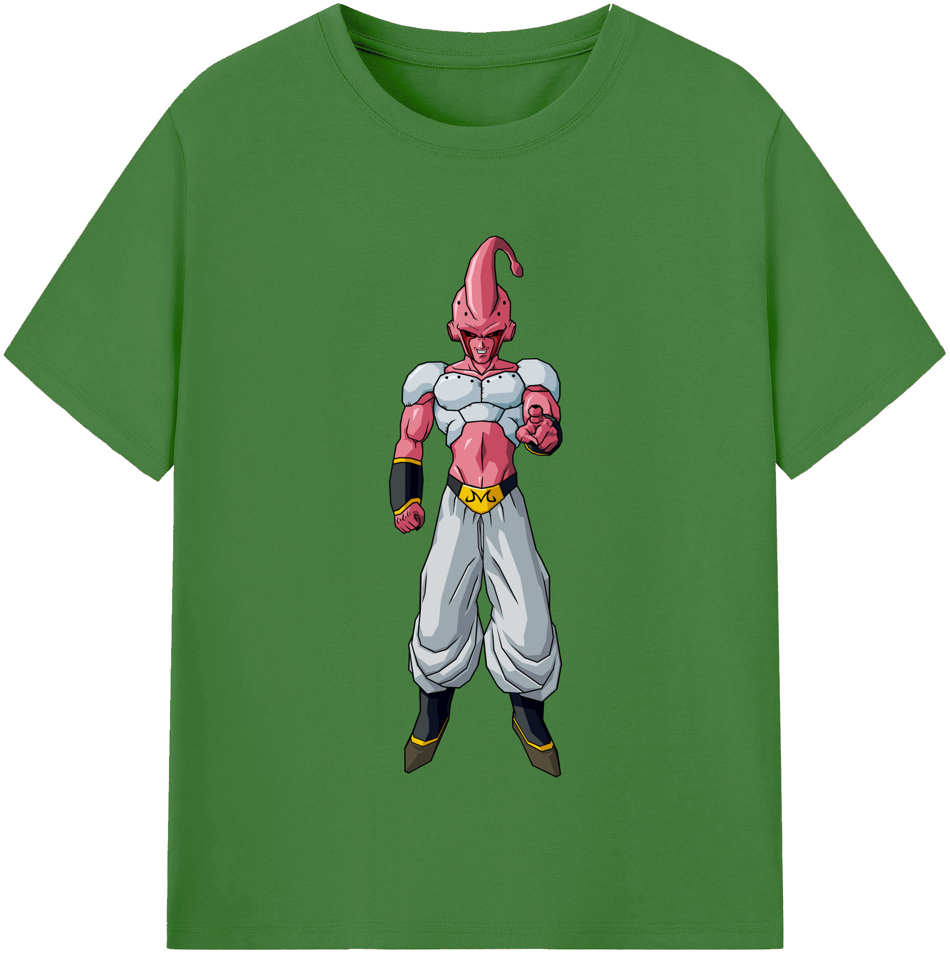 （画像用） ドラゴンボール 魔人ブウ DRAGON BALL Majin Buu レディースカジュアルプリントTシャツ（綿100％）